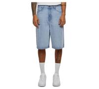Urban Classics Herren Shorts 90`s Heavy Denim Shorts, Jeans-Shorts für Männer, Weites Bein, 3/4 Länge, new light blue washed, 38