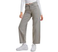 Urban Classics Ladies Mid Waist 90´s Jeans Lighter Dirty Washed, 27