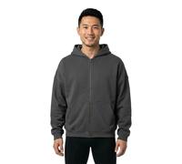 Urban Classics Herren Kapuzenpullover 90's Zip Hoody Reißverschluss Rippbündchen 65% Baumwolle L