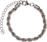 Urban Classics Armband Charon Intertwine Bracelet Silver-L/XL