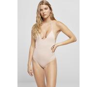 Urban Classics Badeanzug Ladies Rib Swimsuit Rose-XS