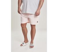 Urban Classics Badehose Block Swim Shorts Pink-4XL