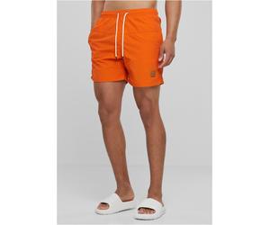 Urban Classics Badehose Block Swim Shorts Rustorange-M