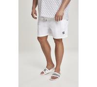 Urban Classics Badehose Block Swim Shorts White-XS