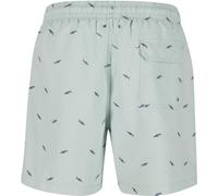 Badeshorts URBAN CLASSICS "Urban Classics Herren Embroidery Swim Shorts", Herren, Gr. 3XL, US-Größen, frotmint, vintageblau, 100% Polyester, Badehosen Badeshorts (58194050-XXXL) frotmint, vintageblau