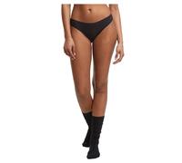 Urban Classics Damen-Bambus-Slips 5er-Pack Schwarz Größe M