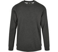 Urban Classics Herren Sweatshirt Basic Terry Crew – 65/35 Baumwolle/Polyester, Schwarz XXL