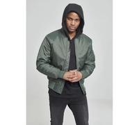 Urban Classics Bomberjacke Basic – 100% Polyamid, Olivgrün, Regulär – Herren Größe S