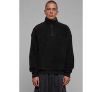 Urban Classics Herren Sweatshirt Basic Polar Fleece Troyer Black 3XL