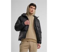 Urban Classics Pufferjacke Basic mit Kapuze – Winterjacke Herren Schwarz M
