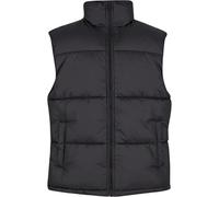 Steppweste URBAN CLASSICS "Urban Classics Basic Puffer Vest", Herren, Gr. M, schwarz, 100% Polyamid, Rundhals, Westen (56267441-M) schwarz