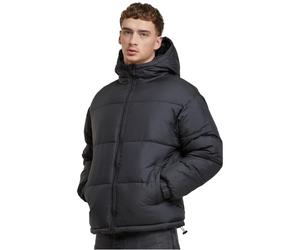 Urban Classics Basic Pufferjacke mit Kapuze Winterjacke/Mantel schwarz 5XL
