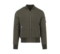 Urban Classics Bomber Jacke Basic Quilt Bomber Jacket Olive-M