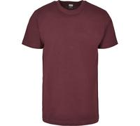 Urban Classics T-Shirt Basic Tee Kurzarm Rundhalsausschnitt reguläre Passform Rot Gr. S