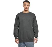 Urban Classics Sweatshirt Basic Terry Crew Herren Grau (Charcoal 00091) Gr. L