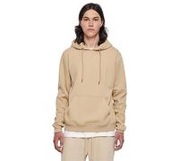 Urban Classics Basic Terry Hoody - Herren Kapuzenpullover aus Sweatstoff, Regular Fit mit Kängurutasche, weiches Material für Alltag & Streetstyle, Unionbeige, XXL