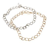 Urban Classics Big Classic Necklace 2-Pack Halskette goldfarben silberfarben