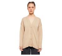 Urban Classics Damen Strickjacke Ladies Big Oversized Cardigan Beige Größe M