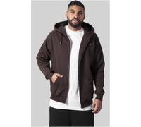 Urban Classics Herren Kapuzenpullover Blank Hoody – locker geschnitten, Kängurutasche – Braun M