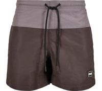 Urban Classics Block Swim Shorts in Gr. XS in Grau
