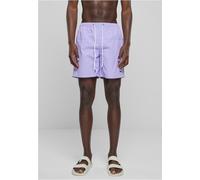 Urban Classics Herren Badehose Block Swim Shorts, Badehose für Männer, schnell trocknend, lavender, 3XL