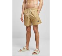 Urban Classics Badeshorts Beige Colorblock für Herren - S