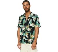 Urban Classics Blossoms Resort Shirt Männer in Gr. 2XL in Schwarz