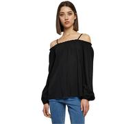 Urban Classics Ladies Cold Shoulder Longsleeve Langarmshirt schwarz in L