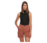 Urban Classics Ladies Rib Knit Sleevless Body in Gr. 3XL in Schwarz