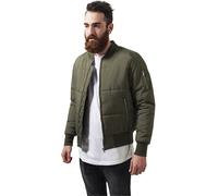 Urban Classics Bomberjacke Basic Quilt – Herren, Olive, Größe S (00176)