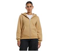 Urban Classics Damen Sweatjacke Bonded Sherpa Zip Hoody XL Beige (unionbeige)