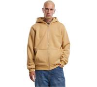 Urban Classics Herren Sweatshirt TB7165 – Bonded Sherpa Zip Hoody – Unionbeige, Größe S