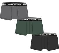 Urban Classics Boxershort Boxer Shorts 3-Pack Grey/Darkgreen/Black-6XL