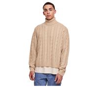 Urban Classics Boxy Roll Neck Sweater in Gr. S in Beige