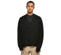Urban Classics Cardigan Boxy Herren Oversize V‑Ausschnitt Schwarz 2XL
