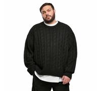 Urban Classics Rundhalspullover Boxy Sweater, Herren, 100% Polyacryl, Oversize, Schwarz, XL