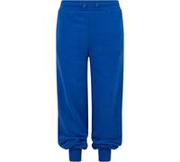 Jogginghose URBAN CLASSICS "Urban Classics Boys Light Terry Basic Sweatpants", Jungen, Gr. 122/128, Normalgrößen, royal, 60% Baumwolle, 40% Polyester, unifarben, normal, Hosen Jogginghose (88644412-12