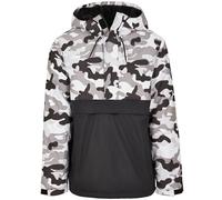 Urban Classics Camo Mix Pull Over Jacket (Sale) snow camo, Größe L, Herren, Synthetik