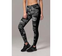 Urban Classics Ladies Camo Stripe Leggings Damen-Leggings - darkcamo schwarz S