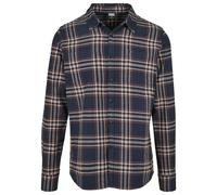 Urban Classics T-Shirt Checked Campus Shirt Darkblue/Rustred-L