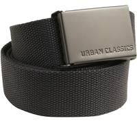 Urban Classics Canvas Belt - Unisex Gürtel aus robustem Polyester mit Metallkoppelschnalle, individuell kürzbar & verstellbar, ideal für Jeans, Cargo & Streetwear Looks