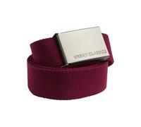 Urban Classics Männer Gürtel Canvas in rot Einheitsgröße rot