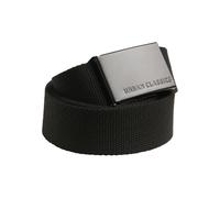 Urban Classics Canvas Belt - Unisex Gürtel aus robustem Polyester mit Metallkoppelschnalle, individuell kürzbar & verstellbar, ideal für Jeans, Cargo & Streetwear Looks