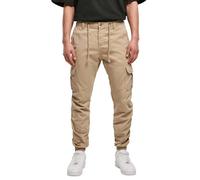 Urban Classics Herren Cargo Jogginghose, Cargo-Taschen, Baumwolle, Tapered, Unionbeige XXL