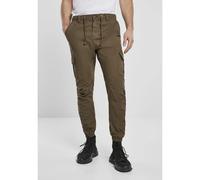 Urban Classics Herren Cargo Jogginghose Regular Fit mit Cargo-Taschen Baumwolle 320 g/m² Braun XL
