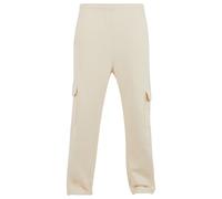 Cargohose URBAN CLASSICS "Urban Classics Herren Cargo Sweatpants", Herren, Gr. XXL, US-Größen, sandweiß, 65% Baumwolle, 35% Polyester, unifarben, relaxed fit, Hosen Cargohose (50997402-XXL) sandweiß