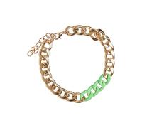 Urban Classics Colored Basic Bracelet gold/neongreen L/XL