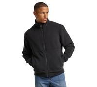 Urban Classics Reißverschlusspullover Colour Block Polar Fleece Herren Schwarz Gr. L