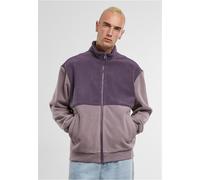 Urban Classics Colour Block Polar Fleece Jacket purplenight/fadedpurple, S