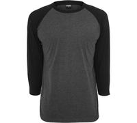 Urban Classics Contrast 3/4 Sleeve Raglan T-Shirt Männer in Gr. M in Grau